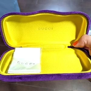 Gucci Velvet sunglasses case